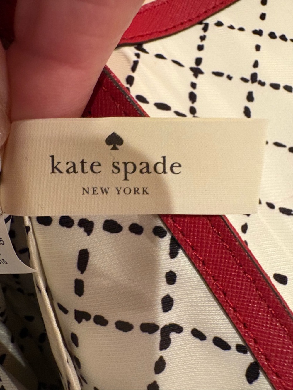 Kate Spade New York Newbury Lane Keira Clutch Red - Picture 11 of 15
